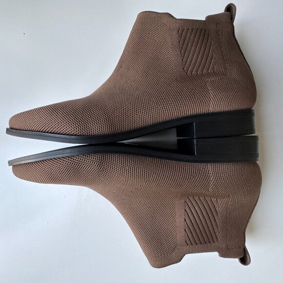 VIVAIA Square-Toe Water-Repellent Ankle Boots Size 41.5 Size 10 Ryan Pro Brown - Picture 6 of 12